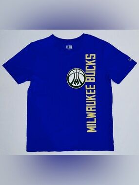 New Era Milwaukee Bucks Blue City Edition T-Shirt